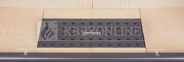 Kobok Kazeta R 90 S/380 VD L/P 720/450 510 570 teplovzdušná rohová krbová vložka s výsuvnými dvierkami krbyonline