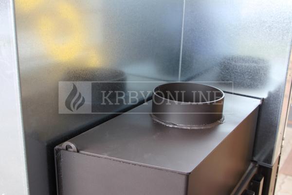 Kobok Kazeta R 90 S/380 VD L/P 780/450 510 570 teplovzdušná rohová krbová vložka s výsuvnými dvierkami krbyonline