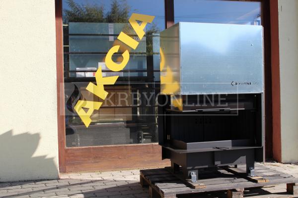 Kratki MBM 10 L BS G krbová vložka s výsuvnými dvierkami rohová ľavá krbyonline