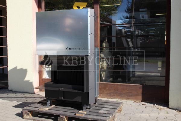 Kratki MBM 10 L BS G krbová vložka s výsuvnými dvierkami rohová ľavá krbyonline