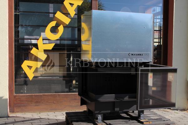 Kratki MBM 10 L BS G krbová vložka s výsuvnými dvierkami rohová ľavá krbyonline