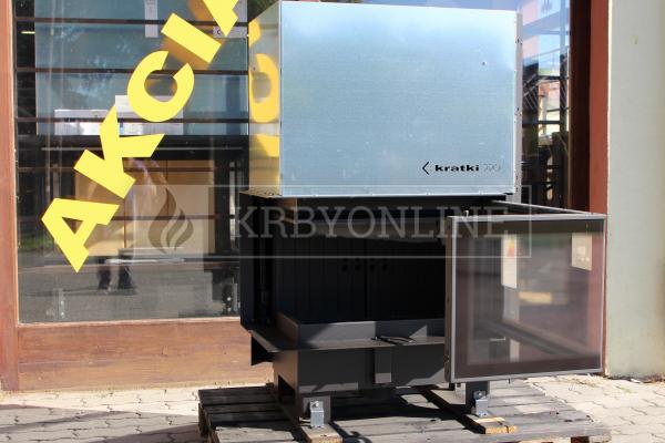 Kratki MBM 10 L BS G krbová vložka s výsuvnými dvierkami rohová ľavá krbyonline