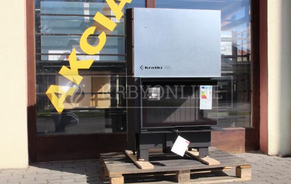 Kratki MBM 10 P BS G krbová vložka s výsuvnými dvierkami rohová pravá krbyonline