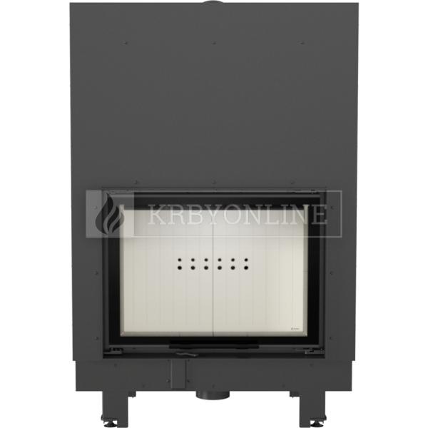 Kratki MBA 17 G teplovzdušná krbová vložka rovná s výsuvnými dvierkami krbyonline
