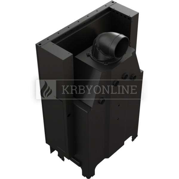 Kratki MBA 17 G teplovzdušná krbová vložka rovná s výsuvnými dvierkami krbyonline