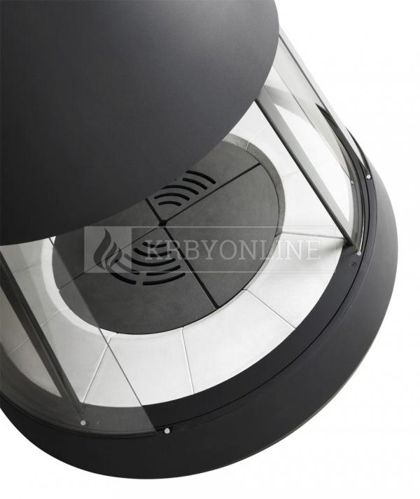 Hergóm MALLORCA exkluzívne voľne stojace oceľové krbové kachle krbyonline