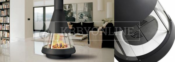 Hergóm MALLORCA exkluzívne voľne stojace oceľové krbové kachle krbyonline