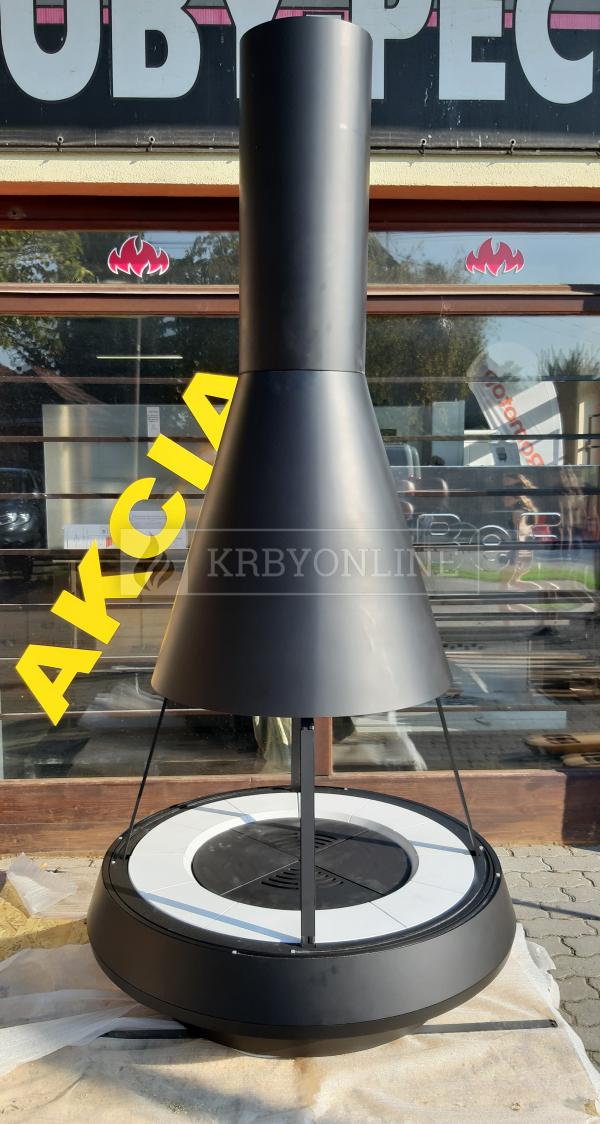 Hergóm MALLORCA exkluzívne voľne stojace oceľové krbové kachle krbyonline