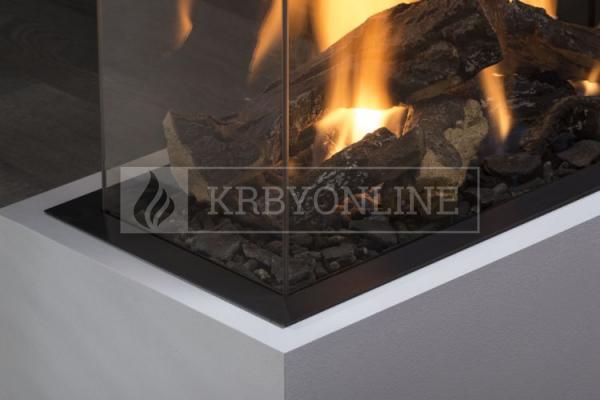Trimline 83 Room Divider plynová krbová vložka trojstranná krbyonline