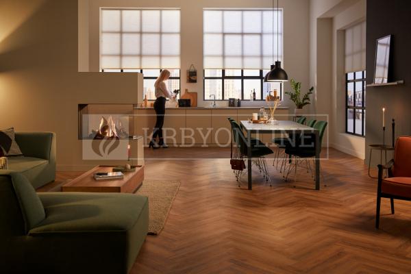 Trimline 83 Room Divider plynová krbová vložka trojstranná krbyonline