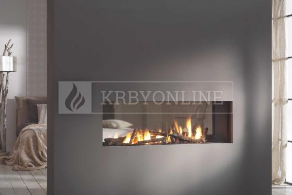 Trimline 100 Tunnel plynová krbová vložka obojstranná krbyonline