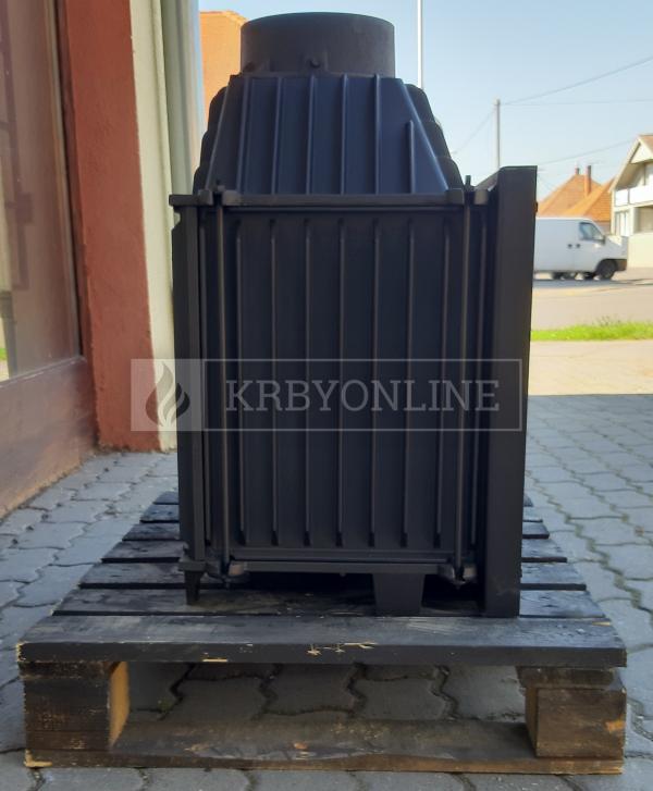 Kratki MAJA 8 DECO teplovzdušná oceľová krbová vložka rovná krbyonline