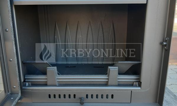Kratki MAJA 8 DECO teplovzdušná oceľová krbová vložka rovná krbyonline