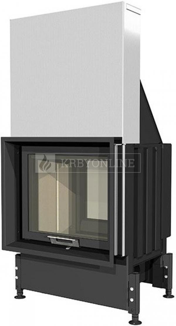 Kobok Chopok O 60 VD 670/450 510 570 teplovzdušná oceľová obojstranná krbová vložka s výsuvnými dvierkami krbyonline