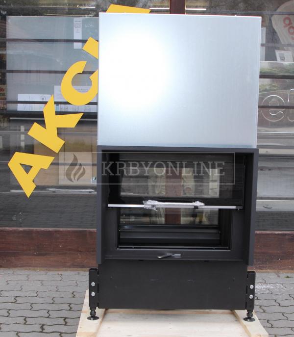 Kobok Chopok O 67 VD 740/510, rám, čierny šamot krbyonline