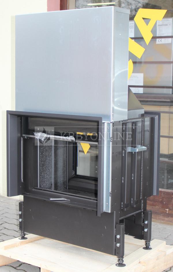 Kobok Chopok O 67 VD 740/510, rám, čierny šamot krbyonline