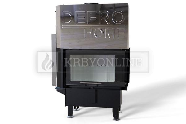  Defro Home RIVA SM BP SHORT G teplovzdušná krbová vložka s pravým rohovým presklením a výsuvným otváraním krbyonline