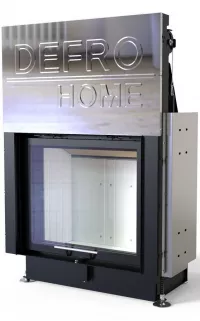 Defro Home Portal ME G teplovzdušná krbová vložka rovná s výsuvnými dvierkami