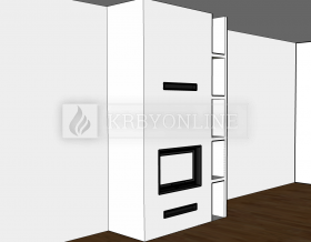 Naša práca rovná krbová obostavba krbyonline