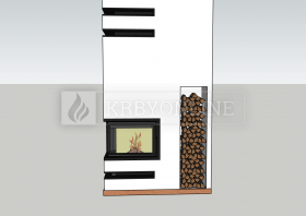 3D návrh na krb krbyonline