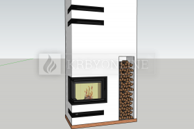 3D návrh na krb krbyonline