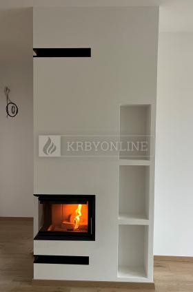 Naša práca rohová krbová obostavba krbyonline