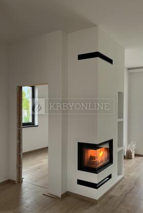 Naša práca rohová krbová obostavba krbyonline