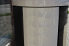 Romotop Sone G 01 keramické krbové kachle s reliéfom a dizajnovým sklom krbyonline