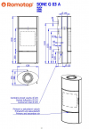 Romotop Sone G 03 A akumulačné plechové krbové kachle so šamotovými tvarovkami krbyonline