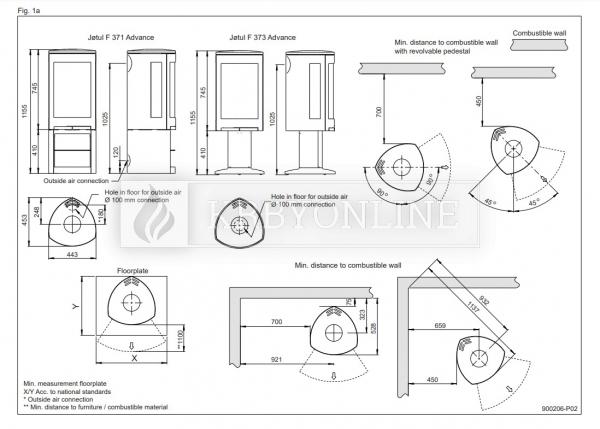 Jotul F 373 biely smalt liatinové kachle krbyonline