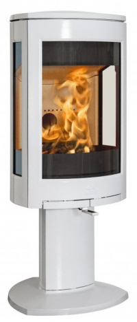 Jotul F 373 biely smalt liatinové kachle