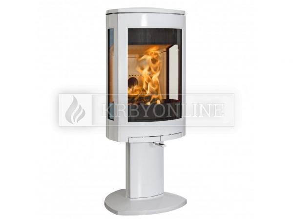 Jotul F 373 biely smalt liatinové kachle krbyonline