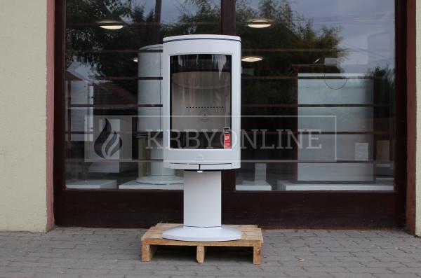 Jotul F 373 biely smalt liatinové kachle krbyonline