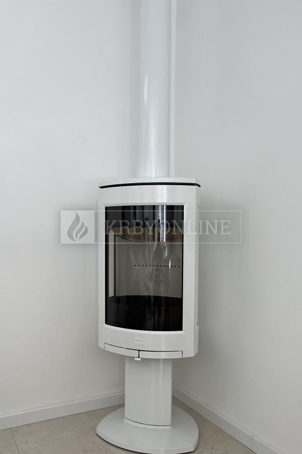 Jotul F 373 biely smalt liatinové kachle krbyonline