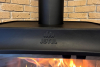 Jotul F 305 R LL dizajnové liatinové krbové kachle so zabudovaným popolníkom krbyonine