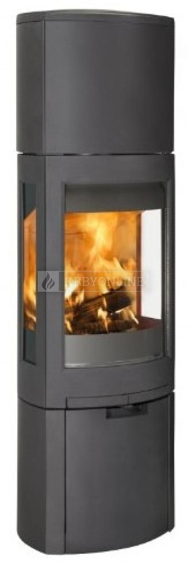 Jotul F 378v2 Advance HT BP vysoké liatinové krbové kachle s bočnými sklami krbyonline