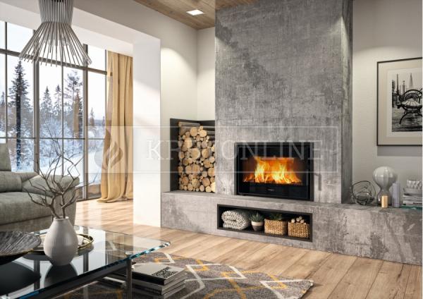 Hergóm C-16/80 liatinová rovná krbová vložka krbyonline