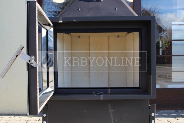 Kobok Chopok L 73 LD 730/510 SM, RAM 4S A teplovzdušná rovná krbová vložka krbyonline