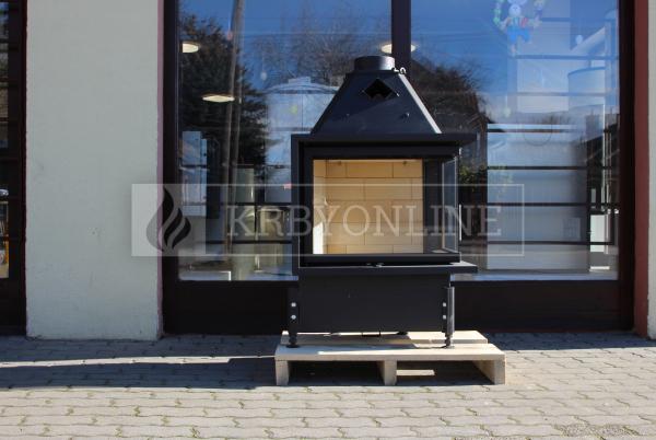 Kobok Chopok R90 67 LD 670/510-S/450 P RAM 4S A, SO pravá rohová krbová vložka krbyonline