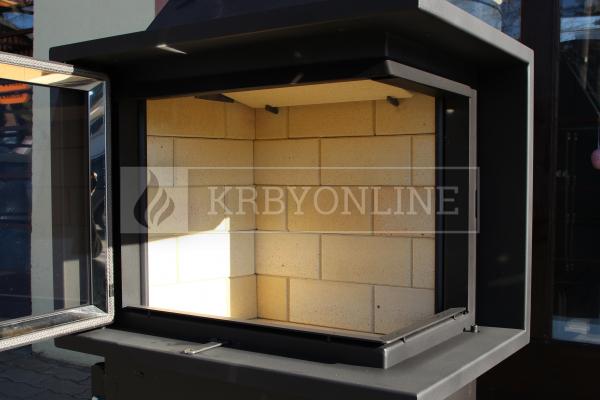 Kobok Chopok R90 67 LD 670/510-S/450 P RAM 4S A, SO pravá rohová krbová vložka krbyonline