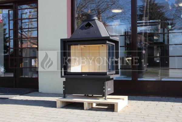 Kobok Chopok R90 67 LD 670/510-S/450 P RAM 4S A teplovzdušná rohová krbová vložka krbyonline