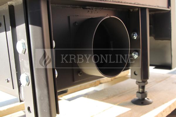 Kobok Chopok R90 73 LD 730/510-S/450 L RAM 4S A teplovzdušná rohová oceľová krbová vložka krbyonline