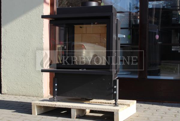 Kobok Kazeta R90 67 LD 670/510-S/450 L RAM 4S A, SO oceľová rohová krbová vložka krbyonline