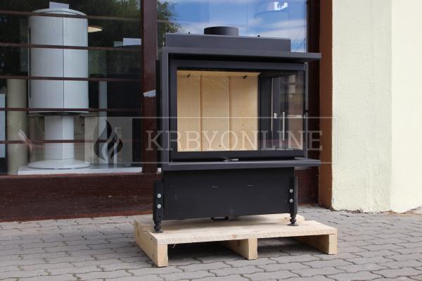 Kobok Kazeta R90 73 LD 730/510-S/450 P RAM 4S A teplovzdušná rohová krbová vložka krbyonline