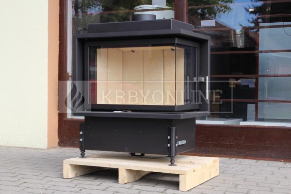 Kobok Kazeta R90 73 LD 730/510-S/450 P RAM 4S A teplovzdušná rohová krbová vložka krbyonline