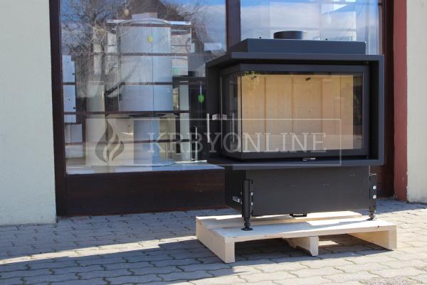 Kobok Kazeta R90 73 LD 730/510-S/450 L RAM 4S A rohová krbová vložka s krycím rámikom krbyonline