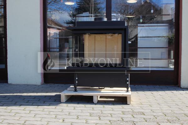 Kobok Kazeta R90 73 LD 730/510-S/450 L RAM 4S A rohová krbová vložka s krycím rámikom krbyonline