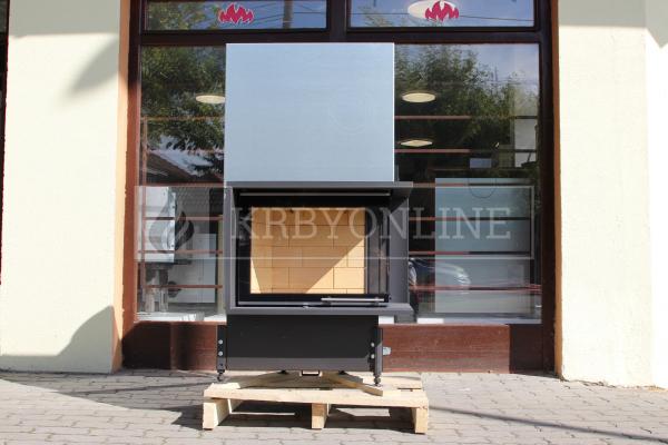 Kobok Chopok R90 67 VD 720/510-S/500 P RAM 4S A, SO, SM rohová oceľová krbová vložka s výsumnými dvierkami krbyonline