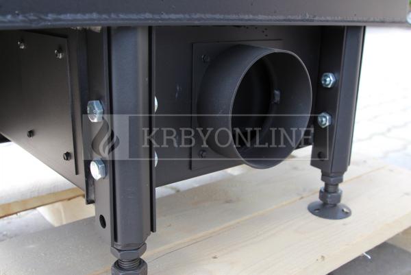 Kobok Chopok R90 67 VD 720/510-S/500 P RAM 4S A, SO, SM rohová oceľová krbová vložka s výsumnými dvierkami krbyonline