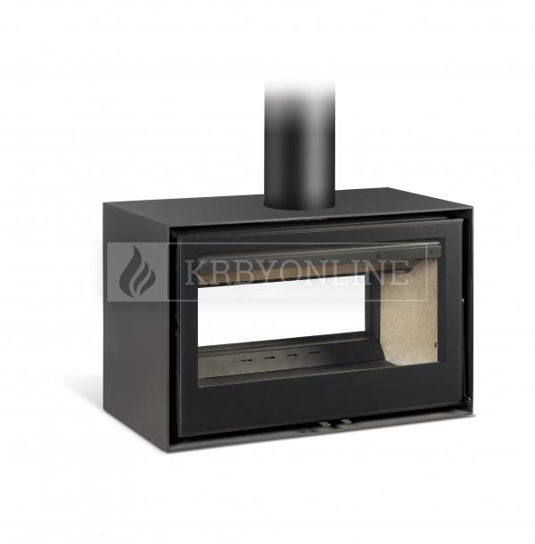 Rocal Habit 100 DC + T teplovzdušné obojstranné plechové krbové kachle krbyonline